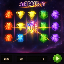 HolyLuck - Machine à Sous Starburst - Tours Gratuits et Respins
